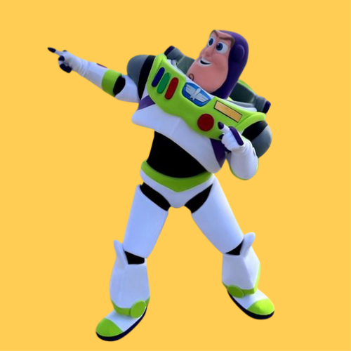 Mascotte Buzz l'eclair